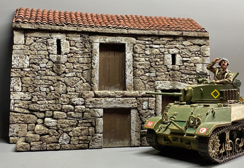 Diorama facade toy soldier - facade,