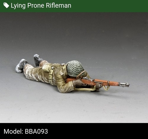 King country prone rifleman - &,